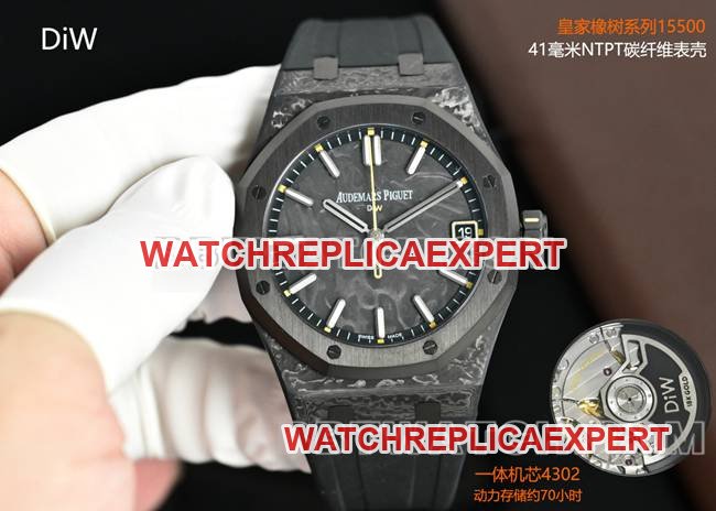 DiW Carbon Fiber Audemars Piguet Royal Oak 15500 Ultra-Lightweight CollectTimepiece