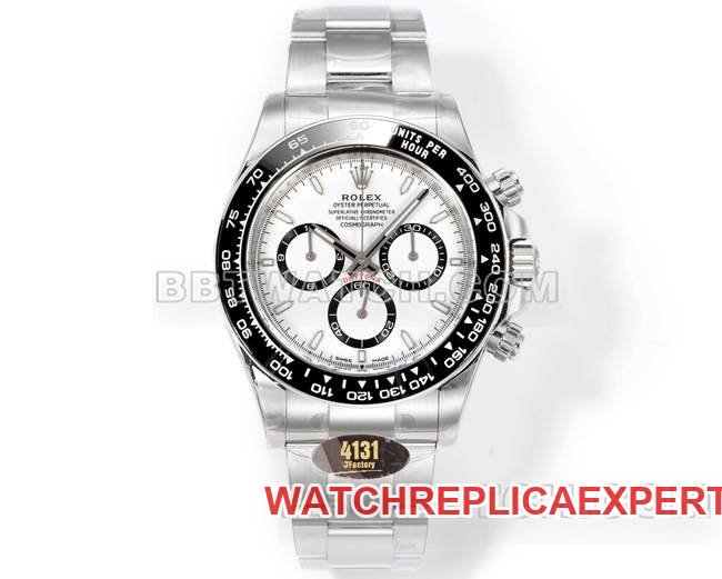 JF Factory Rolex Daytona 4131 Collect904L Steel, Panda Dial Detail