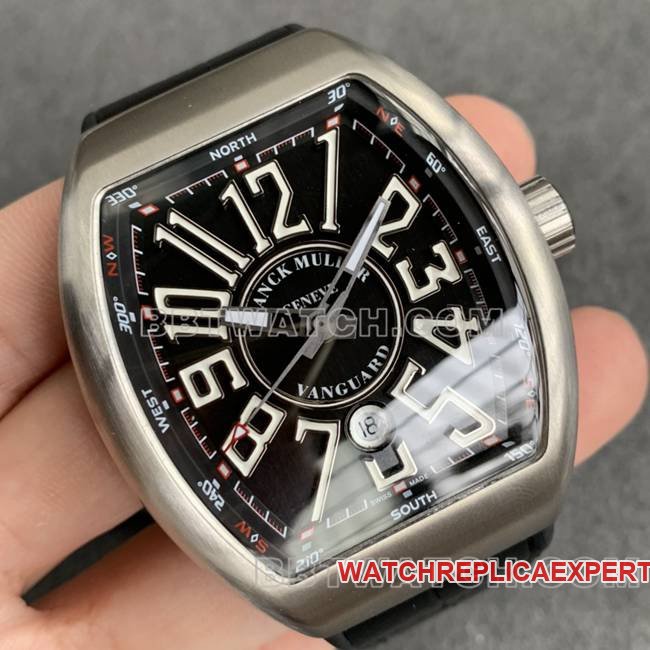 ABF Factory Upgraded V45 Franck Muller CollectWatch, 44x54mm Sandwich Case with Real Enamel Font