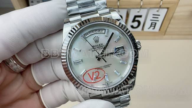 VS FactoryRolexDay-Date 3255 Mechanical CollectWatch: Weighted Version, 182g, 72h Power Reserve