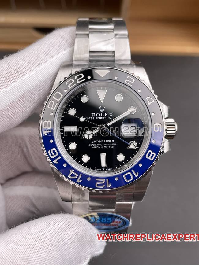 Rolex GMT-Master II 126710 ERF Factory Collectwith Blue-Black Ceramic Bezel and 904L Steel Case