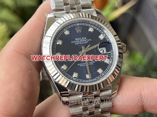 ERF factory Rolex Datejust 41mm mechanical movement with blue hairspring card-free Cal.3235 top-tier Collectwatch