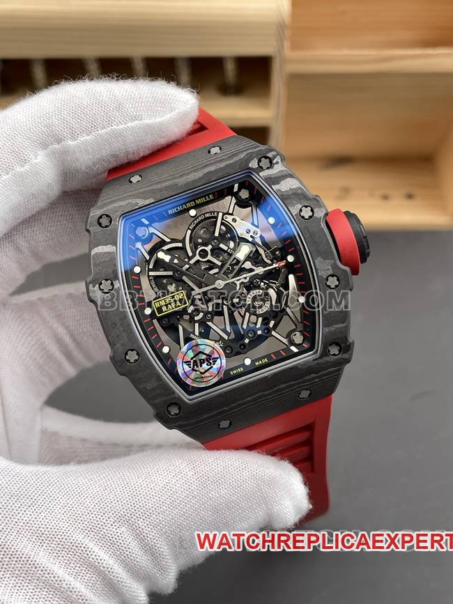APS Factory Richard Mille RM35-02 carbon fiber CollectNadal series barrel shape with extreme lightweight design