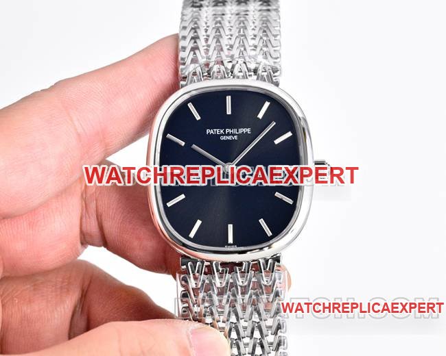 Patek Philippe Patek Philippe 5738 GOLDEN ELLIPSE Minimalist Black Dial CollectWatch