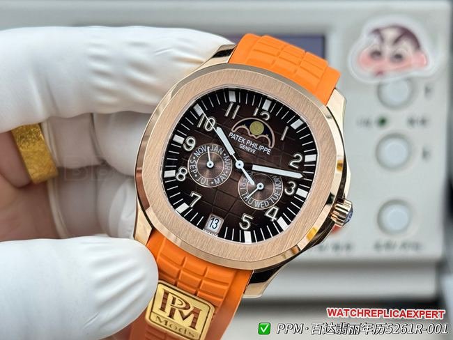 PPM Factory Patek Philippe Patek Philippe Aquanaut 5261 Top-Grade CollectWatch with Hydraulic Dial — luxury Collectwatch guide | Watch Expert Review