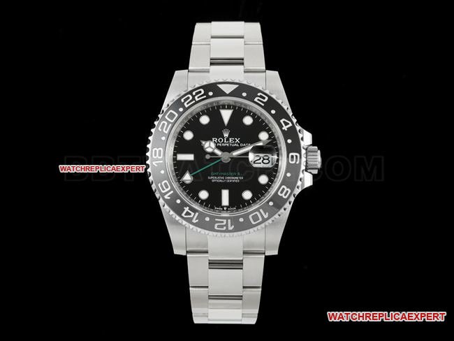 Premium CollectRolex RICH Factory GMT-Master 126710 Black and Gray Ceramic Bezel with CNC Finish and Luminous Dial