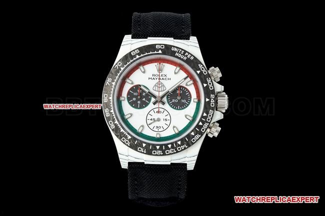 ANT Factory Rolex Rolex Rolex Daytona White Dial 4130 Super Clone – Carbon Fibre Case & Chronograph