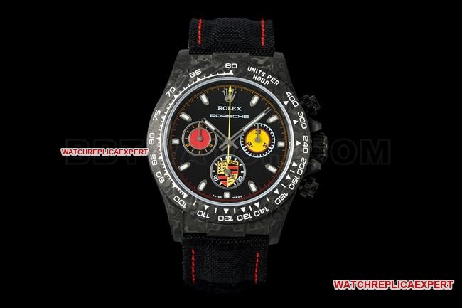 Finest CollectRolex Daytona ANT Factory Black Dial 4130 Carbon Fiber Car Badge Style