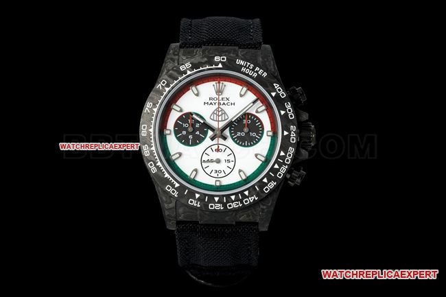 ANT Factory's Rolex Daytona 4130 CollectWhite Dial, Carbon Fibre Case with Car Badge Styling