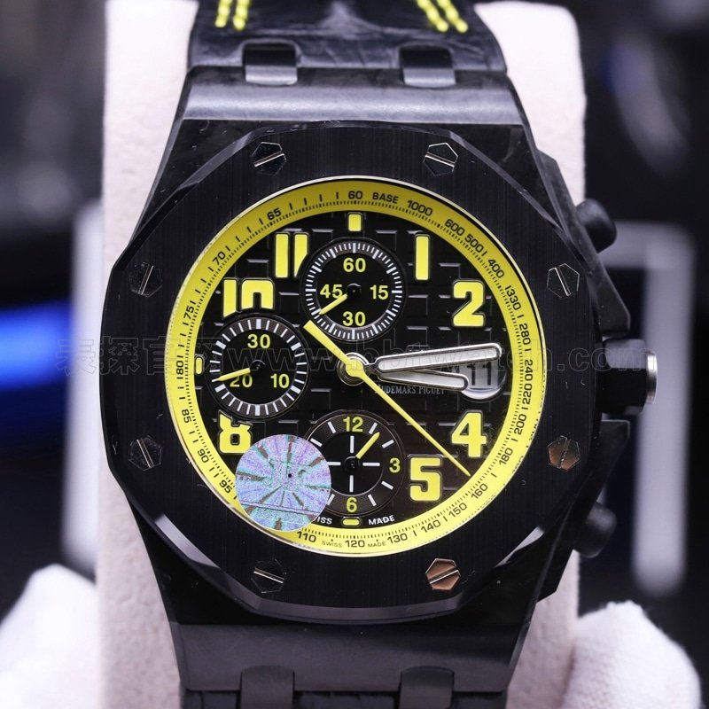 JF Factory Audemars Piguet Royal Oak Offshore 26176FO: Carbon Fiber Case, Black Ceramic Bezel, 3126 Movement Replica Review