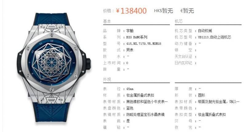 Hublot Tattoo Titanium Blue CollectFusion Innovation and Ceramic Excellence