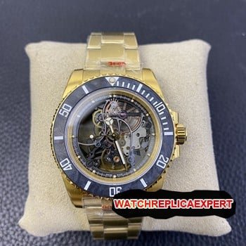 Cartier watch repair cost price list quality reliable, Rolex 116400GV-72400 gold watch will not lose color