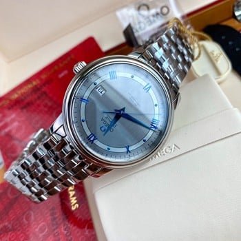 Authenticity Guide for Omega Watches: Feel, Value, and Style of the 300 Blue with Black Strap
