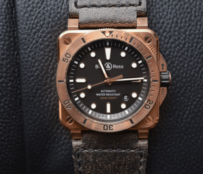 Bell & Ross 2022 Square Dive Watch: Aerospace-Inspired Military Design Up Close