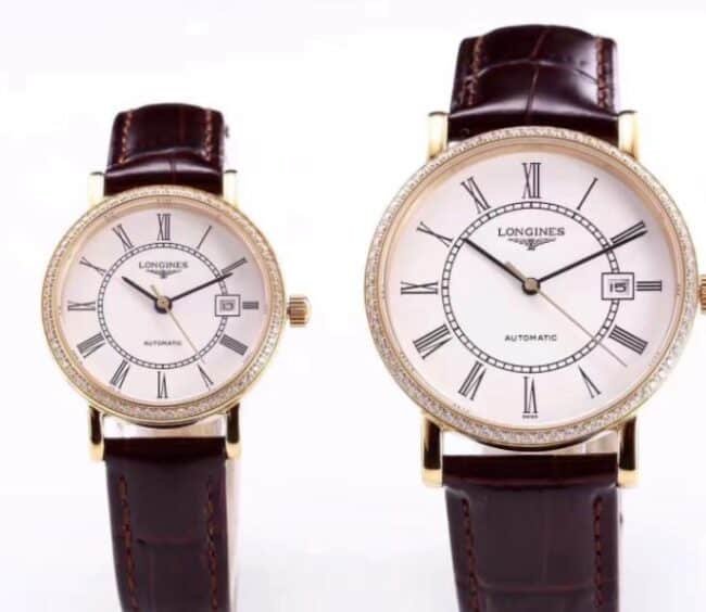 Elegant Longines Boya Series His-and-Hers Watches with Mother-of-Pearl Dial