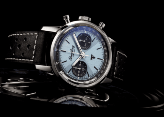Breitling TOP TIME A23311121C1X1 Watch Guide: Ice-Blue Dial, Black Strap, Pictures and Price