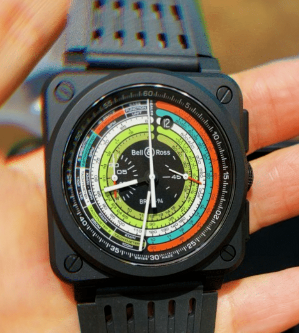 Bratislava INSTRUMENTS BR0394-SW-CE/SRB: Matte Black Ceramic 42mm with Tachymeter and Pulsometer Zones