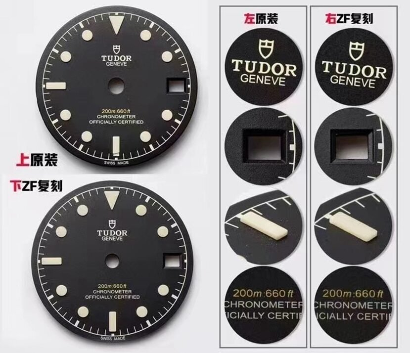 ZF Factory Tudor Black Bay GMT vs Genuine: In-Depth Fake vs Real Authenticity Review