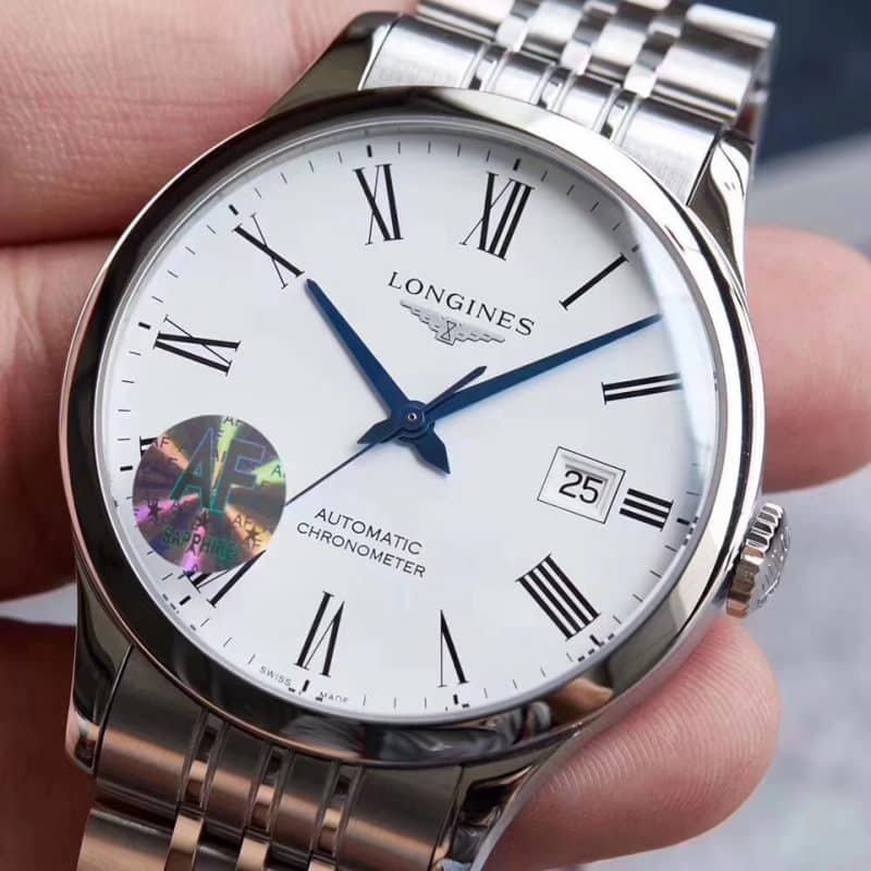 AF Factory Longines Record L2.821.4.11.6 Replica Watch Review: Classic Formal Style Comparison with Genuine Product