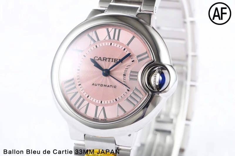 Cartier Ballon Bleu 33mm Pink W6920100: AF Factory Top Replica Ladies' Watch, Genuine Comparison & Review