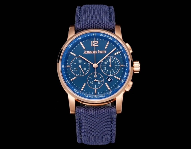 APF Audemars Piguet CODE 11.59 Réplica Premium Uno a Uno Esfera Azul Oro Rosa Correa Mecánica Modelo 26393 — luxury replica watch guide | Watch Replica Expert