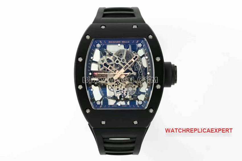 Richard Mille RM 035 masculino 1:1 réplica superior de relógio mecânico com mostrador esqueleto e caixa em ouro amarelo Richard Mille — detailed review and buying guide | Watch Replica Expert