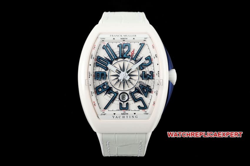 T+plus Factory Famulan V45 weißes Zifferblatt, blaue mechanische Replik-Uhr, 45-mm-Keramikgehäuse — detailed review and buying guide | Watch Replica Expert
