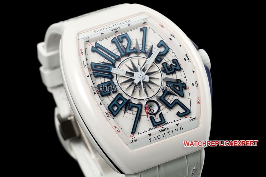 T+plus factory Franck Muller top-tier replicawhite dial blue V45front live photo