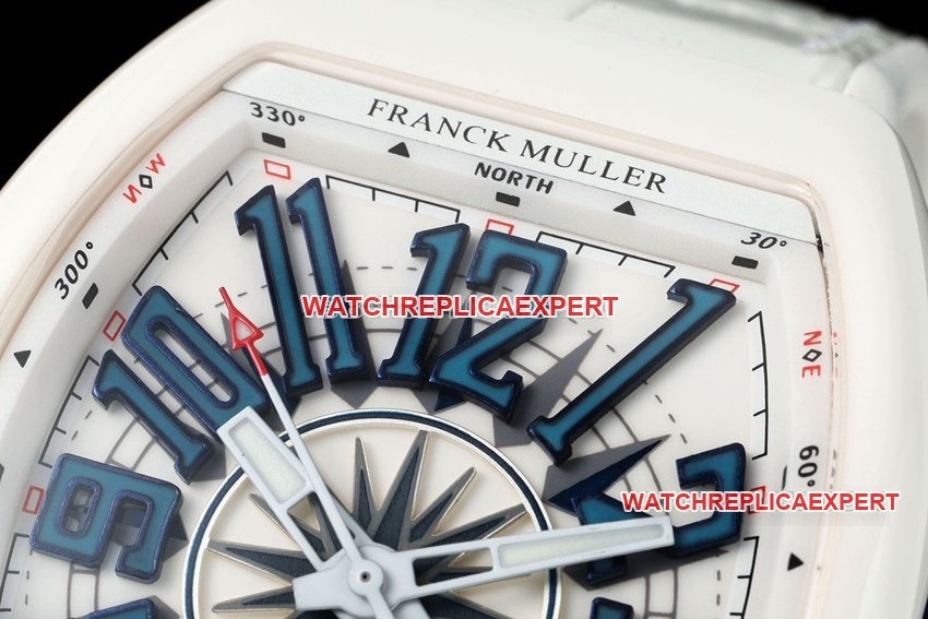 T+plus factory Franck Muller top-tier replicawhite dial blue V45front live photo