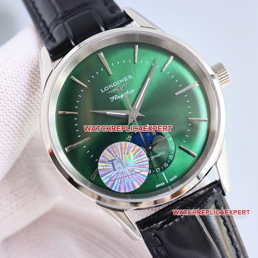 TW factory Longines classic replica1:1super cloneblue dialmoon phaseL4.815.4.92.2front live photo