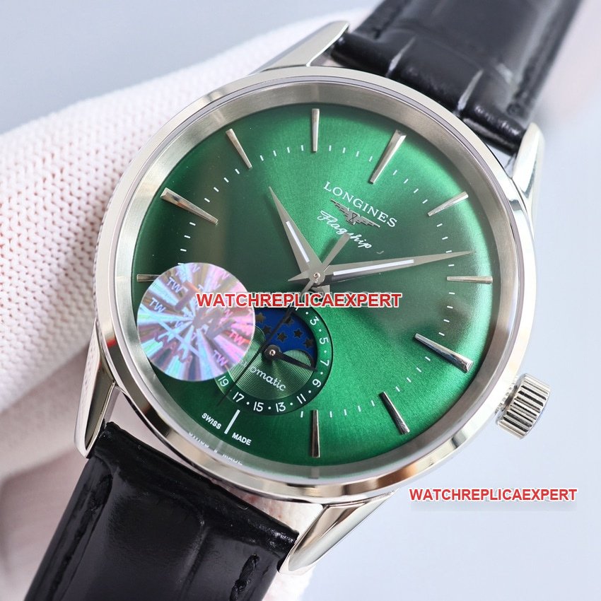 TW factory Longines classic replica1:1super cloneblue dialmoon phaseL4.815.4.92.2front live photo