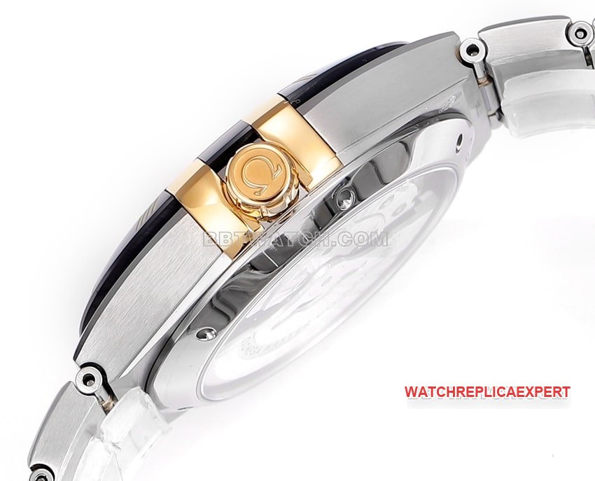 V+ Factory Omega Constellation top-tier 1:1high-quality replicagreen dialsteel bracelet model 131.23.41.21.10.001side live photo