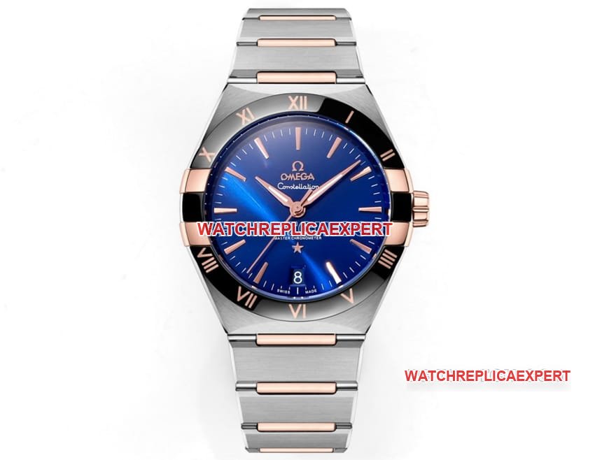 Omega V+ Factory Extreme Chronometer Constellation Top Edition, blaues Zifferblatt, mechanisches Stahlarmband 131.23.41.21.03.001 — luxury replica watch guide | Watch Replica Expert