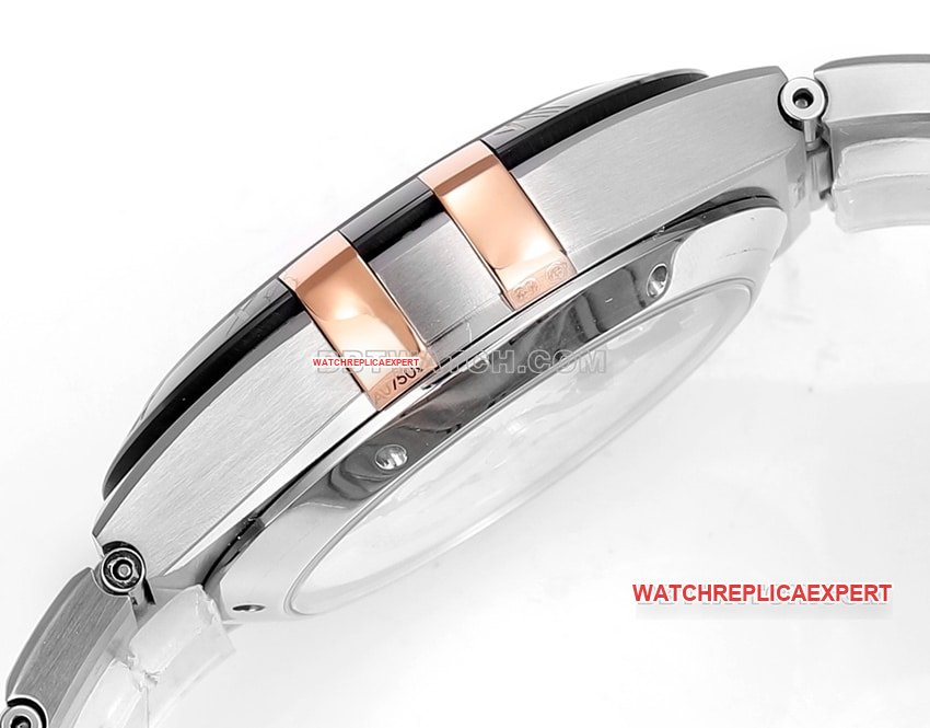 V+ Factory Omega Constellation 1:1 super clone rhodium gray plate steel bracelet model 131.23.41.21.06.001side live photo