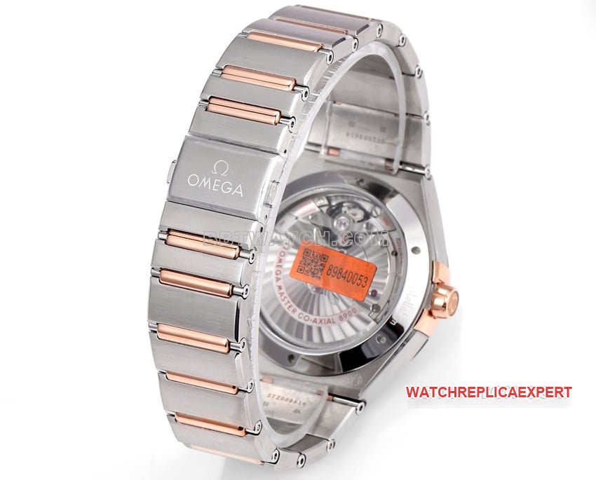 V+ Factory Omega Constellation 1:1 super clone rhodium gray plate steel bracelet model 131.23.41.21.06.001braceletlive photos