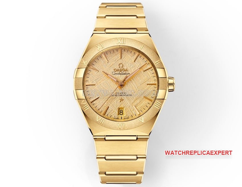 Omega V+ Factory Omega Omega Constellation 41mm Extreme Chronometer 1:1 Super A Super Clone Gold Mechanical Watch 131.50.41.21.99.001