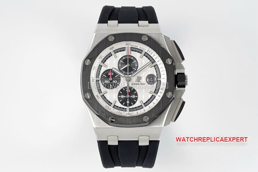 APS Factory Audemars Piguet Royal Oak Offshore 1:1 Super A Réplica 26400 Relógio Mecânico com Mostrador Branco e Espelho de Cristal de Safira — luxury replica watch guide | Watch Replica Expert