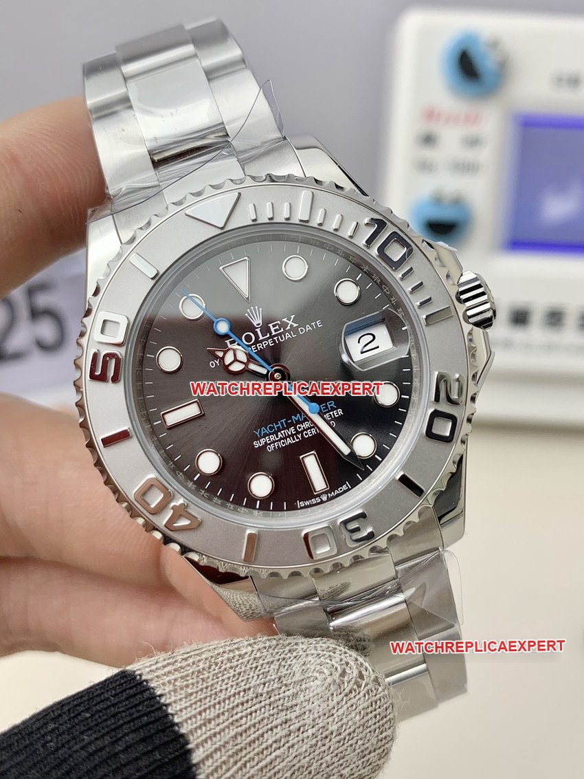 Factory C Rolex Yacht-Master 1:1super clone gray plate 268622front live photo