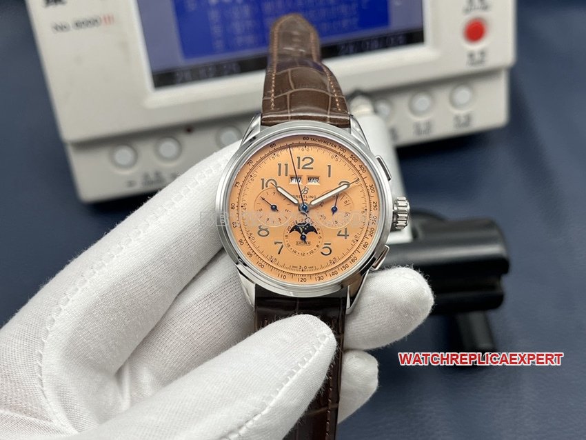 Breitling GF Factory AB2510201K1P1 Puya 1:1 Premium-Qualität Super Clone Copper Color Plate Jahreskalender mechanische Uhr — luxury replica watch guide | Watch Replica Expert