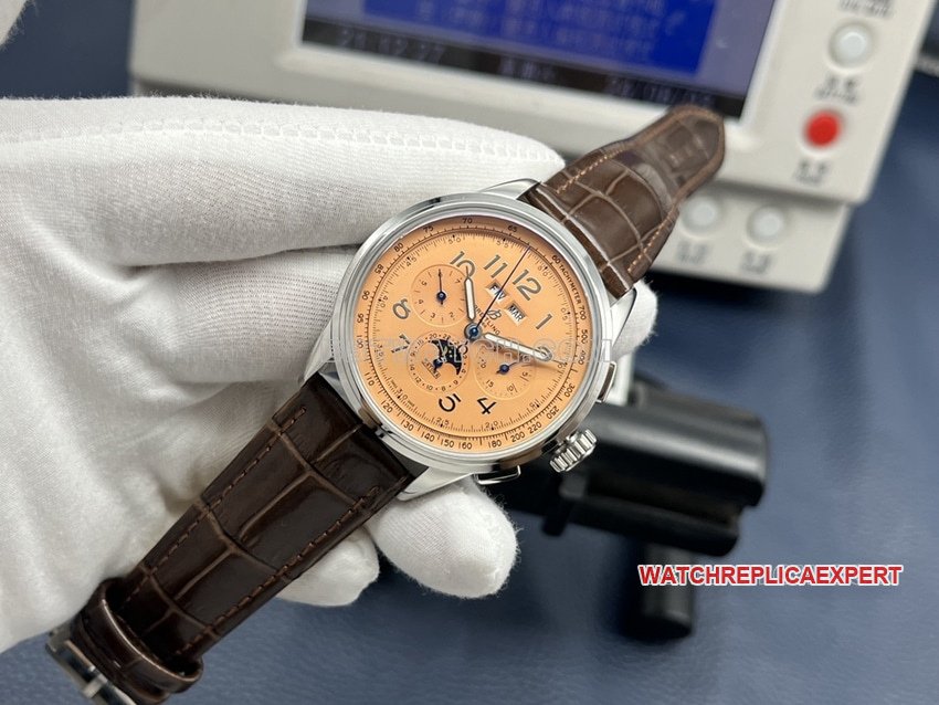 GF Factory Breitling Premier One-to-One Top Replica Copper Dial Annual Calendar AB2510201K1P1 Front Real Shot