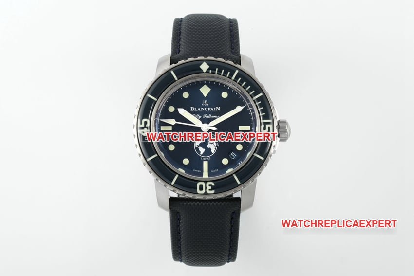 ZF Blancpain Fifty Fathoms 5008 1:1 Réplica superior de relógio mecânico com mostrador preto, modelo de mergulho de edição limitada — luxury replica watch guide | Watch Replica Expert
