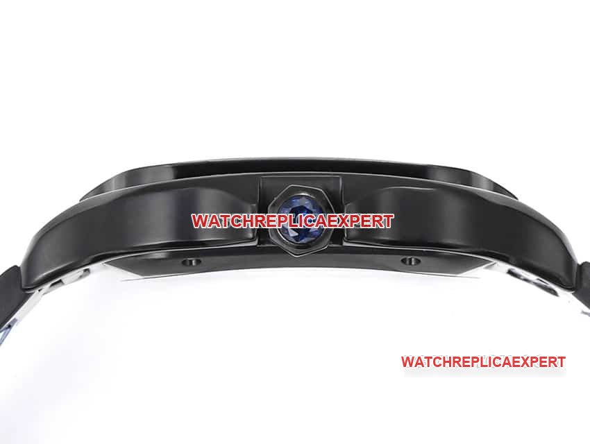 THB factory Cartier Santos top-tier 1:1high-quality replica black white dialsteel bracelet model side live photo