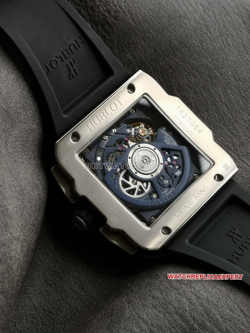 BBF factory Hublot watch super clone hollow plate blue ceramic bezel821.NL.5170.RXcaseback live photo