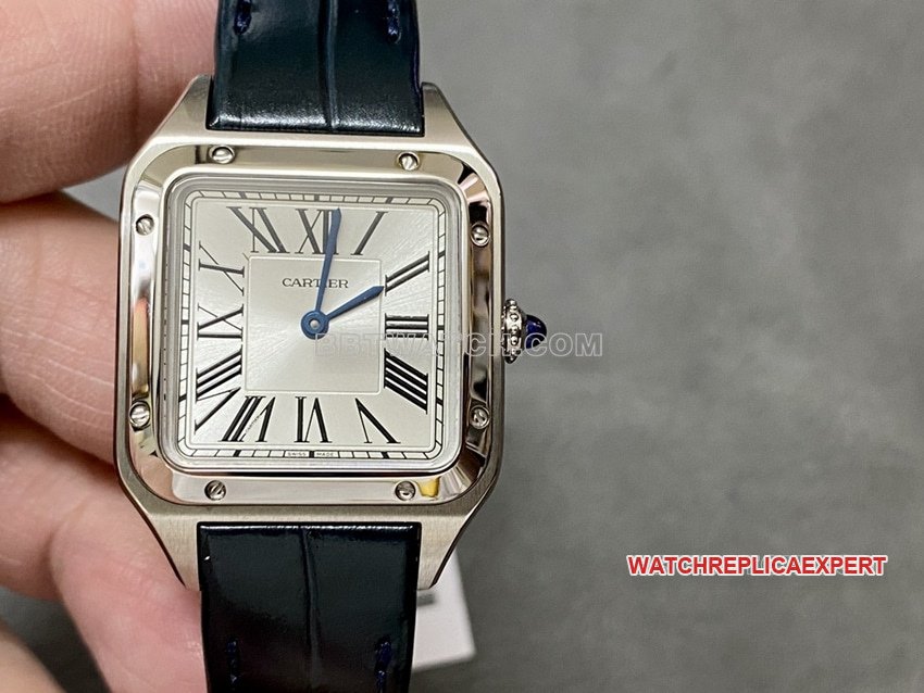 F1 factory Santos super A super clone silver plate small quartz watch WSSA0023 Cartier — luxury replica watch guide | Watch Replica Expert