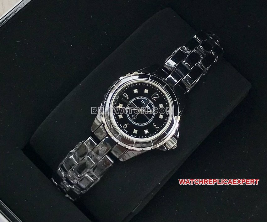 Chanel 29mm J12 top 1:1 imitation black disk H2569 quartz watch — detailed review and buying guide | Watch Replica Expert