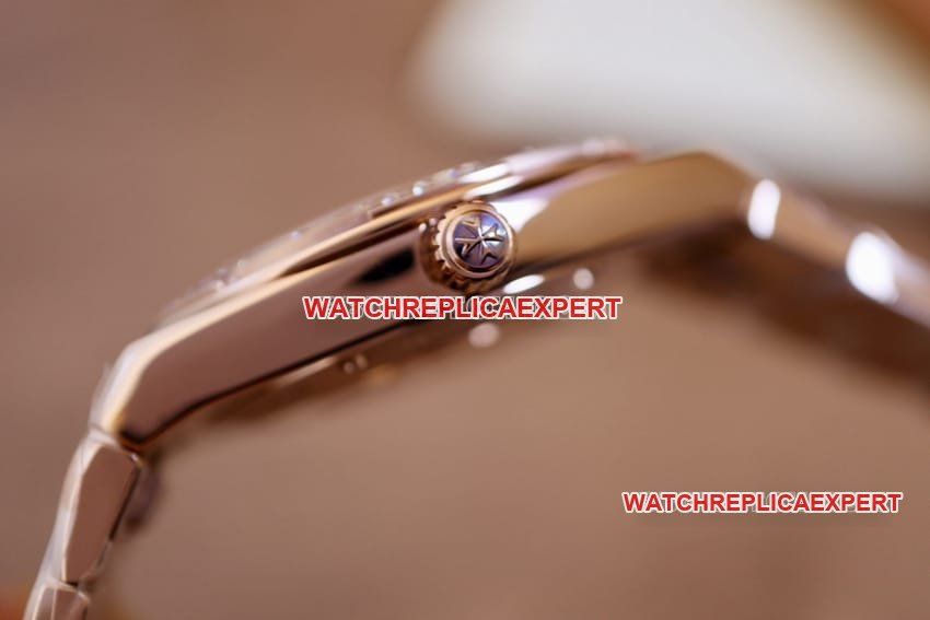 CC factory Vacheron Constantin top-tier 1:1super cloneblue dial pink gold 1225Vside live photo