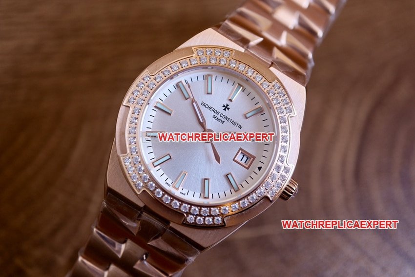 CC factory Vacheron Constantin top-tier replicasilver dial pink gold 1225Vfront live photo