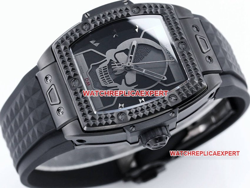 TW factory Hublot1:1super cloneblack dial skull 646.CI.0110.RX.DPM24side live photo