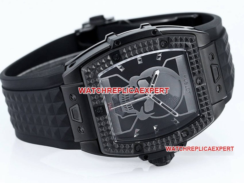 TW factory Hublot1:1super cloneblack dial skull 646.CI.0110.RX.DPM24side live photo