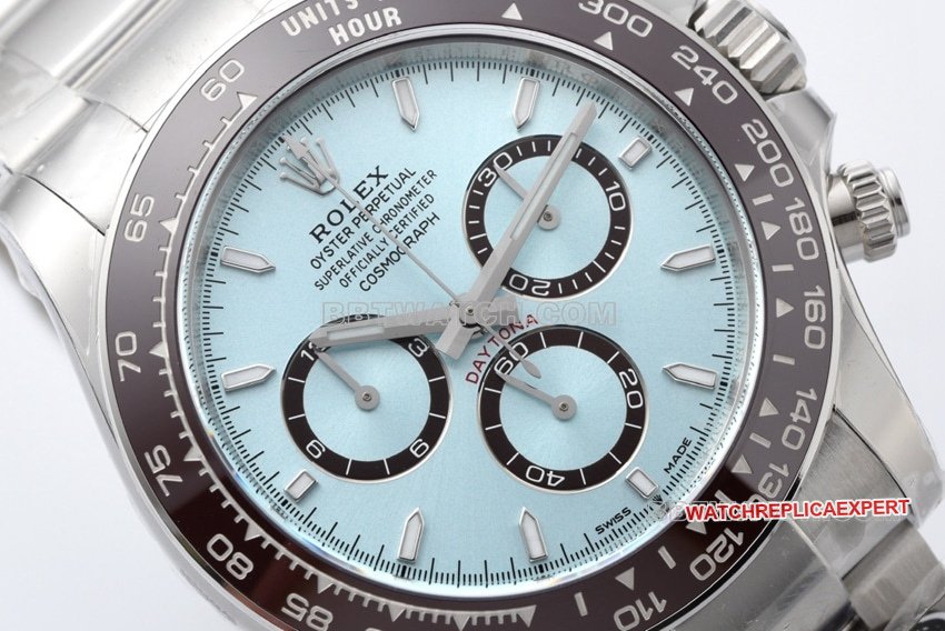 Factory C Rolex Daytonatop-tier 1:1super clone Ice Landi 4131 steel bracelet front live photo